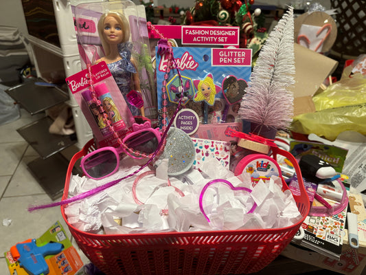 Barbie Christmas basket